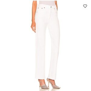 RE / DONE | 193-3WHRL WHITE 90S HIGH RISE LOOSE JEANS